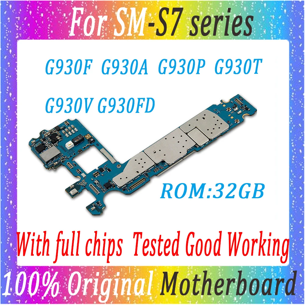 

Original Motherboard For Samsung Galaxy S7 G930F G930A G930P G930T G930V G930FD Mainboard Android Logic Board With chips