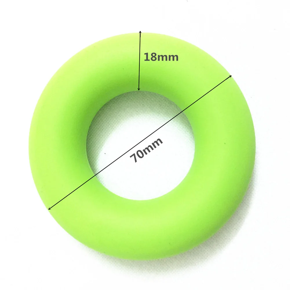 

Silicone Strength Finger Hand Grip Muscle Power Training Rubber Ring Exerciser Gym Tools TK-ing