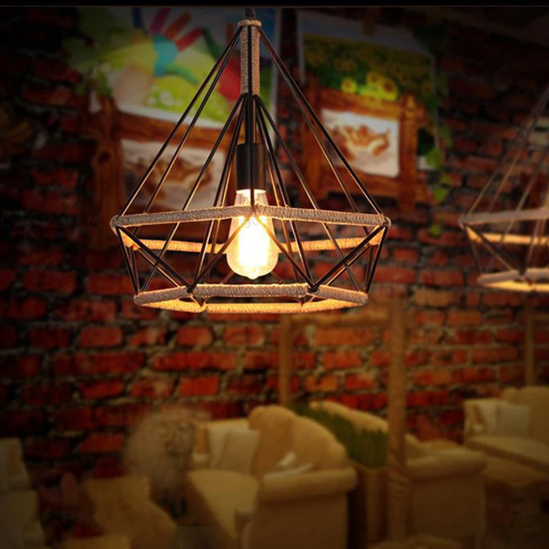 Модный Ретро промышленный Потолочный подвесной светильник, железный подвесной потолочный светильник, люстра для столовой, домашний декор