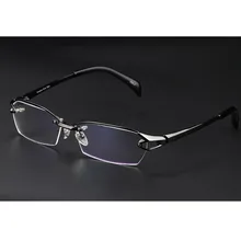Чистый титан бронзовая оправа для очков без оправы очки Rx able