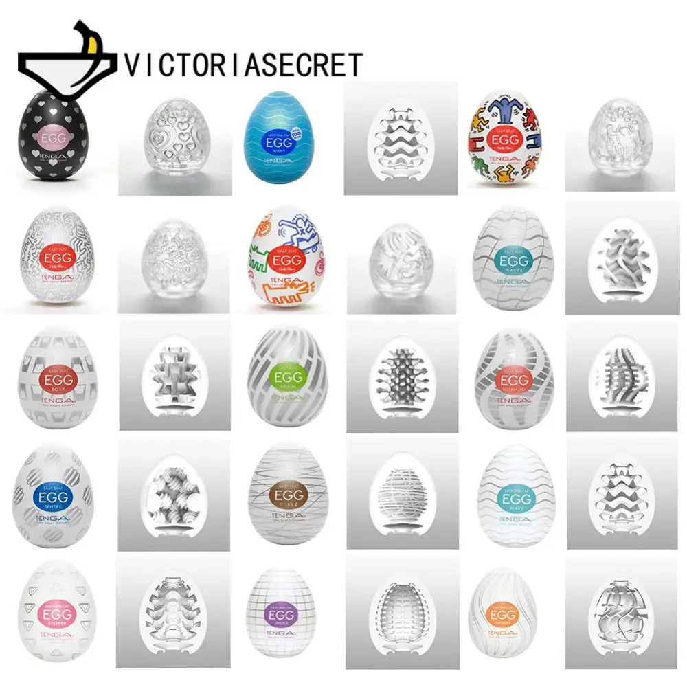 Fake Pussy Masturbation Egg Male Masturbator Vagina Adults G-spot Sexy Toy Stimulating Penis Massager sex Egg For Men tenga