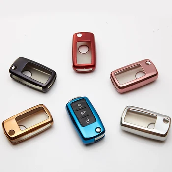 

For VW Golf Jetta For Skoda Yeti Superb Rapid Octavia For Seat Leon Ibiza TPU Car Key Case Cover Key Protect Shell Accessories