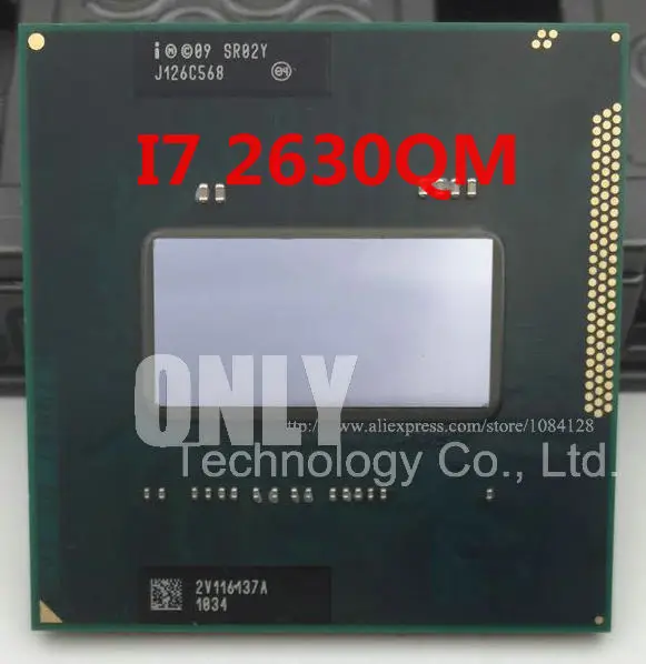 intel новая официальная версия оригинального PGA I7 2630QM I7-2630QM 2,0-2,9G/6 M SR02Y cpu FCPGA988