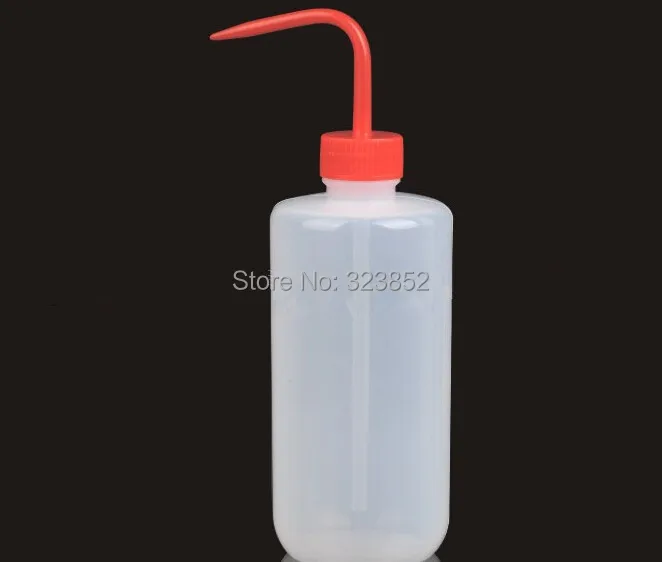 

500ml Safety Wash Bottles, White Cap or Red Cap, Laboratory Tool, Narrow Mouth With Graduation,Pack 2