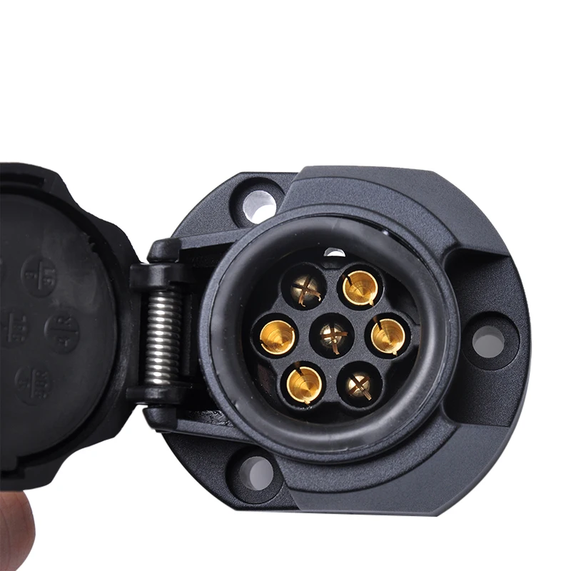 

DJSona 13 Pin Euro Caravan Socket Plug Connector Adapter 12V Trailer Van Towbar Towing Hot Sale