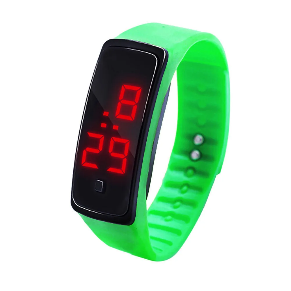 Sport Watches LED Digital Display Bracelet Watch Children's Students Silica Gel Sports Watch for Men Women Drop Shipping 0227#2 Sport Watches LED Digital Display Bracelet Watch Children's Students Silica Gel Sports Watch for Men Women Drop Shipping 0227#2