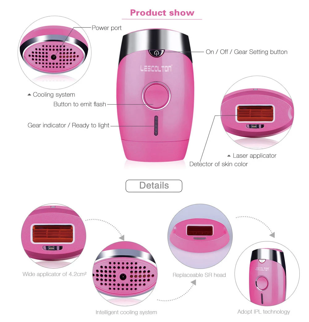Lescolton эпилятор для женщин портативный бытовой лазерный IPL машина для перманентной эпиляции лица тела безболезненные Эпиляторы для бритья
