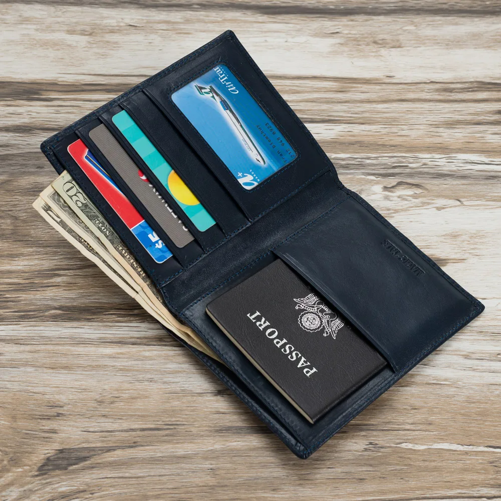 Mitao factory case for passport travel document holder luxury leather