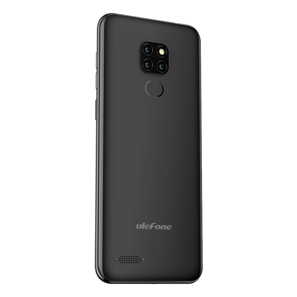 Смартфон Ulefone Note 7 P, Android 9,0, мобильные телефоны, четыре ядра, 3500 мАч, 6,1 дюймов, экран капли воды, 3 Гб+ 32 ГБ, мобильный телефон, разблокировка лица - Цвет: Black