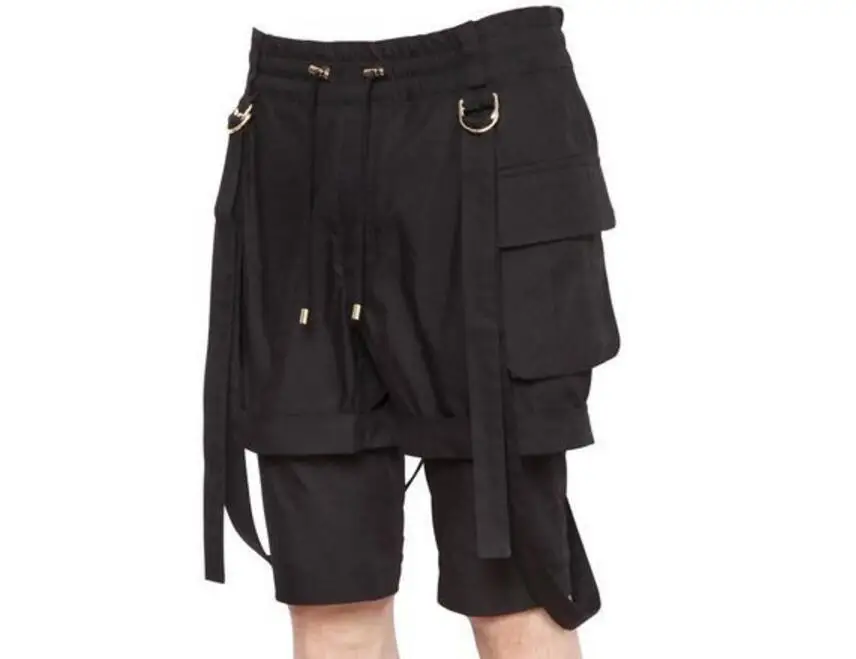 28-40 Горячая Весна Мужская Новая мода на заказ Персонализированные тонкие Молодежные шорты стилист поддельные два