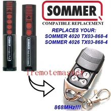 4 Buttons German Sommer 4020,4026 replacement remote free shipping