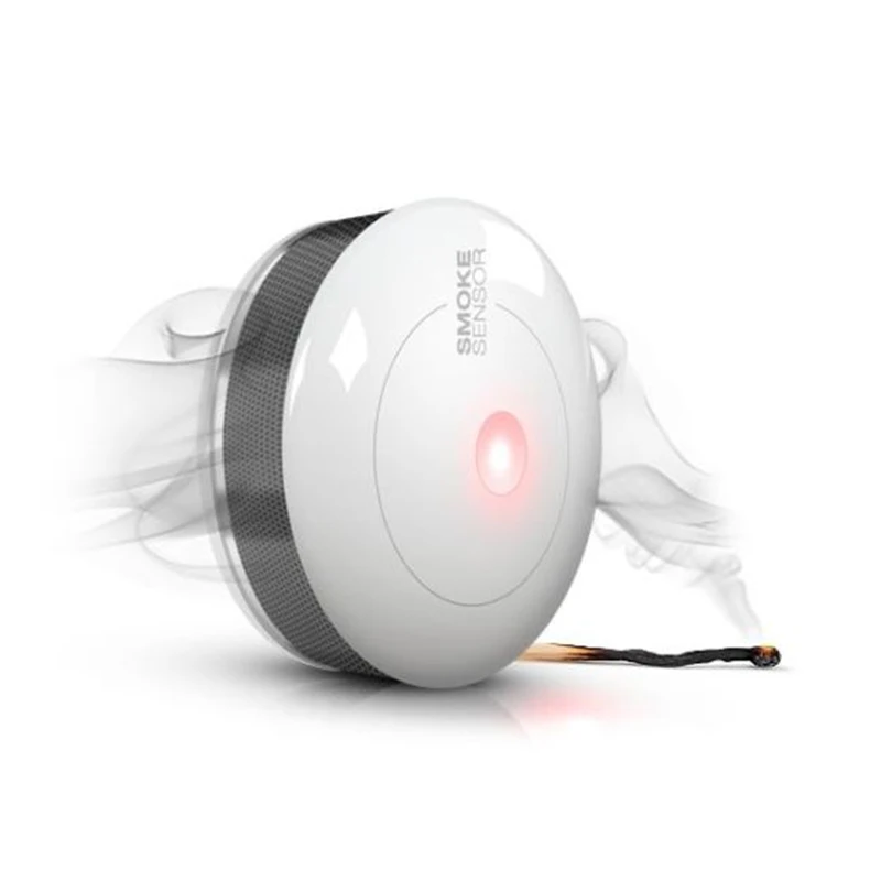 Fibaro Z Wave plus датчик дыма универсальный сигнальный FGSD 002 поддержка alexa для пожарной
