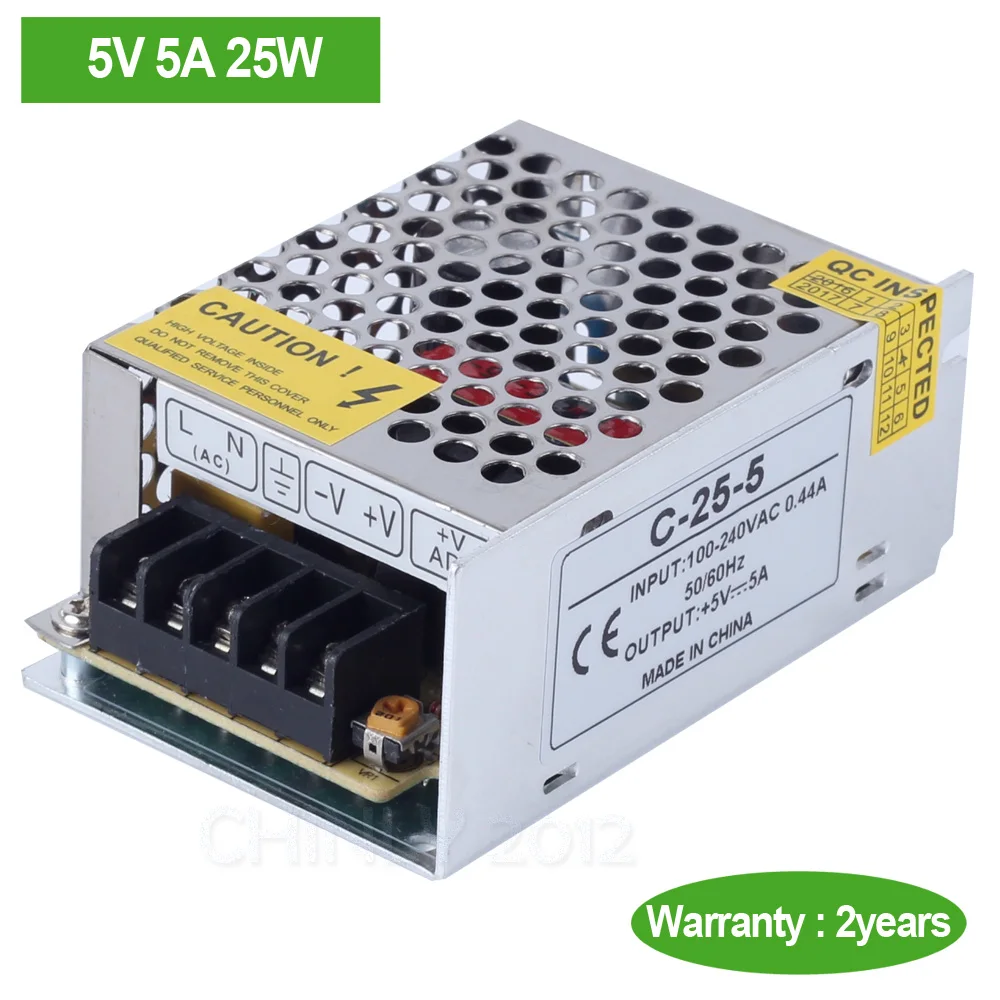 Светодиодный источник питания трансформатор для переключателей WS2812 WS2812B WS2813 APA102