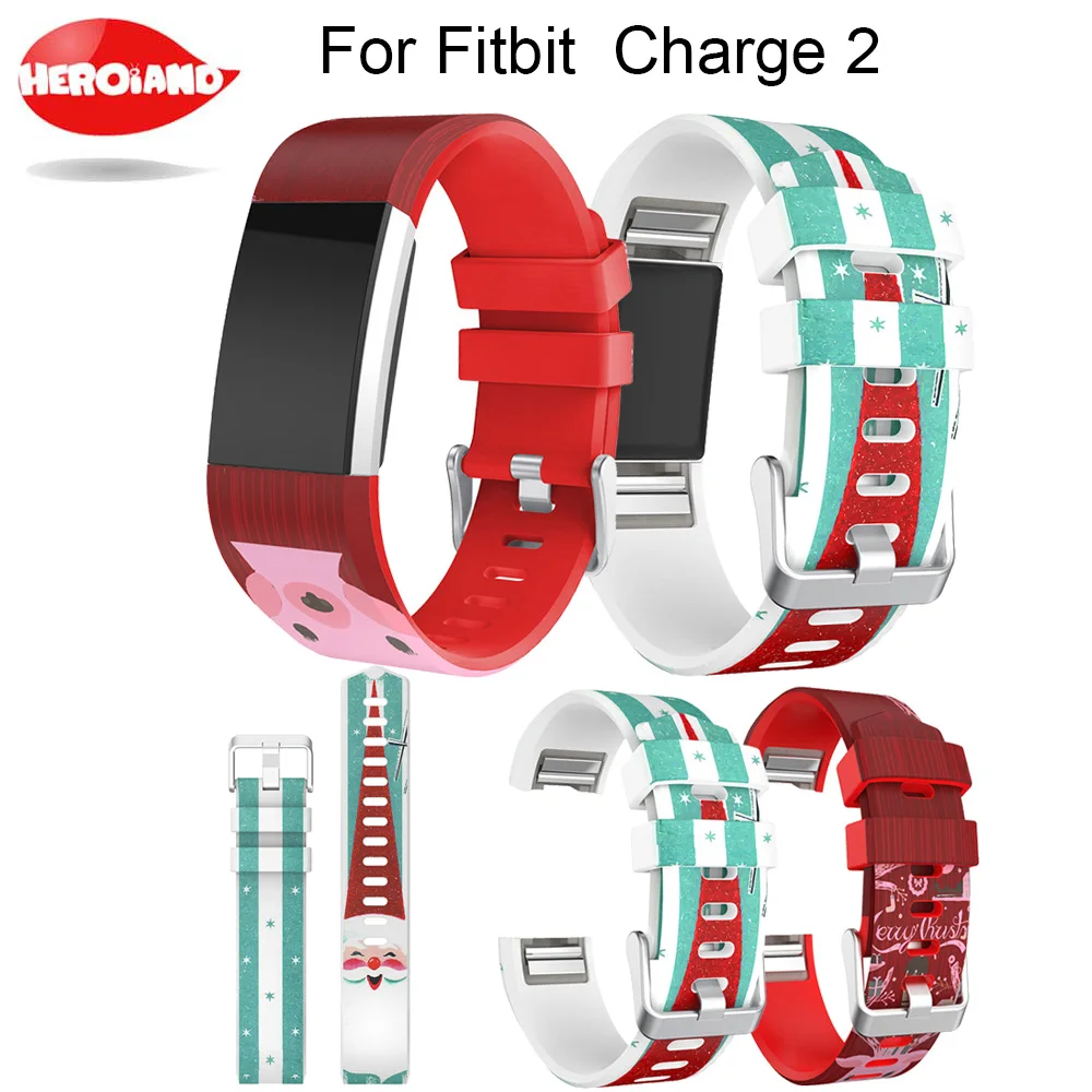 

For Fitbit Charge 2 Band, Soft Silicone Adjustable Replacement Sport Strap Band for Fitbit Charge 2 HR Heart Rate,Fitness band