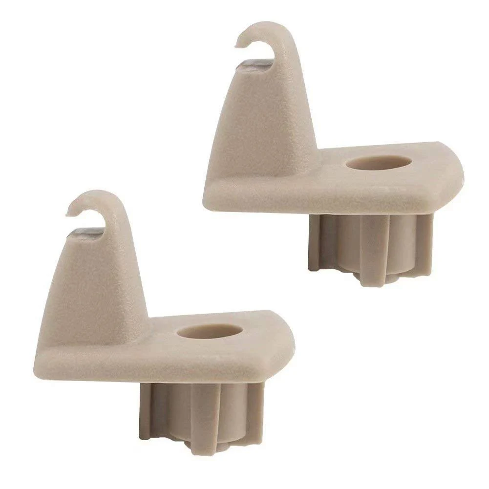 

2PCS Charger Magnum Car Interior Accessories Sun Visor Clip Hook Replacement 1EJ51BD1AA Plastic for Chrysler 300