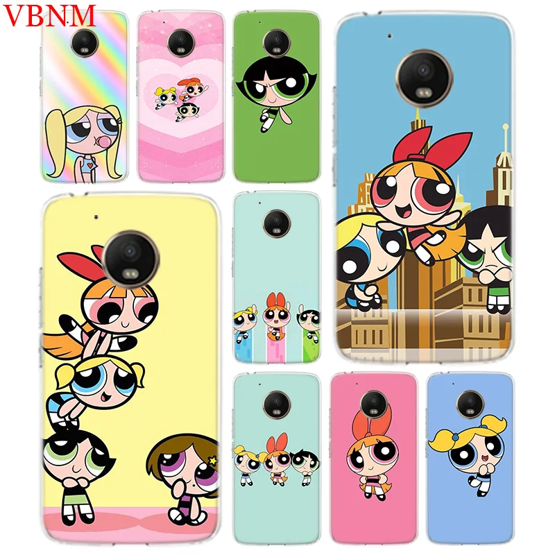 

The Powerpuff Girls Accessories Phone Case For Motorola Moto G7 G6 G5S G5 E4 Plus G4 E5 Play X4 Pattern Customized Coque Cover