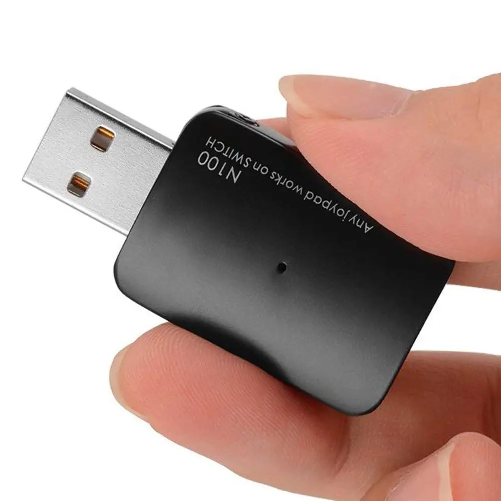 

NEW N100 USB Controller Adapter For PS3/PS4/Xbox One/Xbox 360 Converter for Nintend Switch NS Wired GamePad Joystick Transmitter