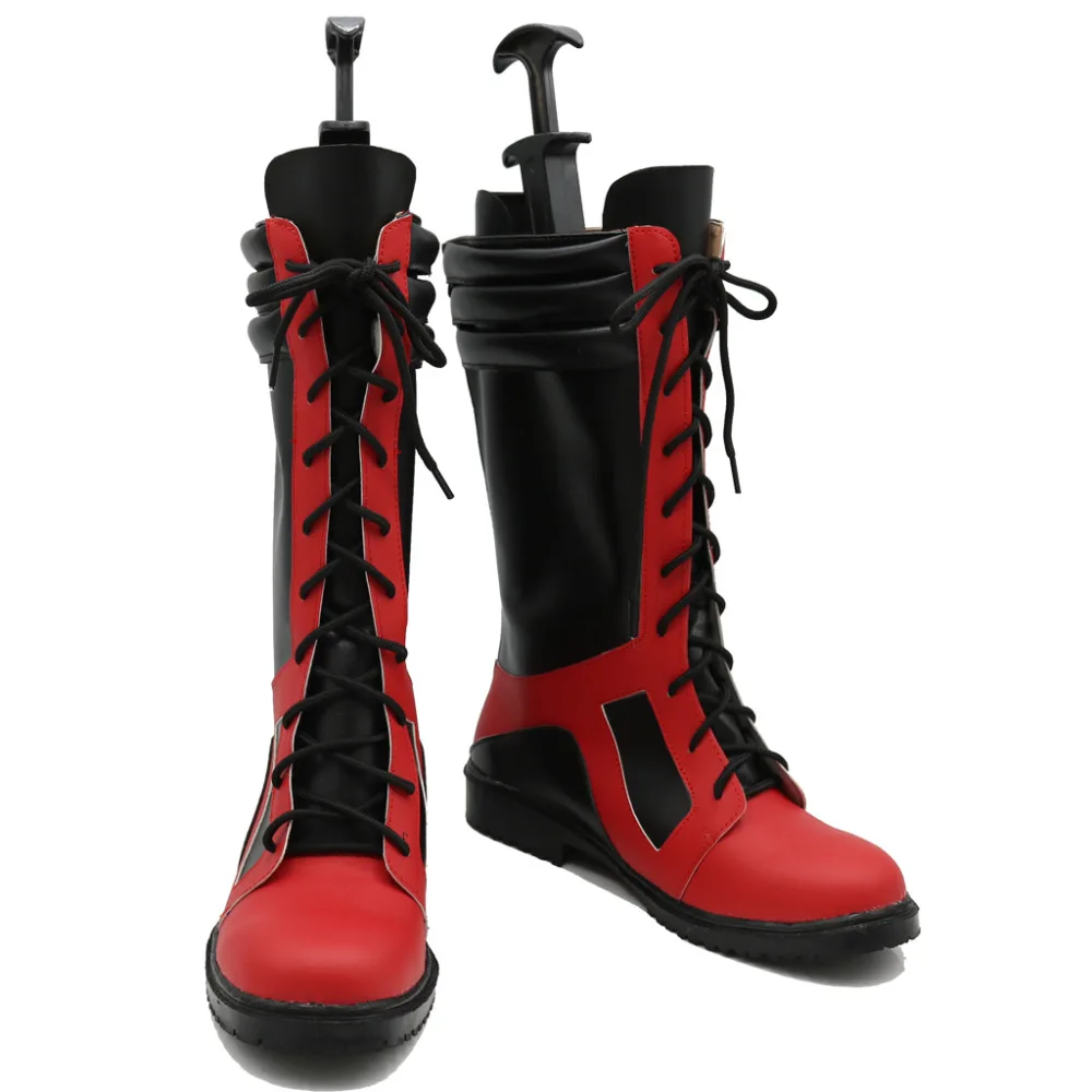 

Deadpool Cosplay Shoes Boots Superhero Halloween Carnival Party Costume Accessories For Men