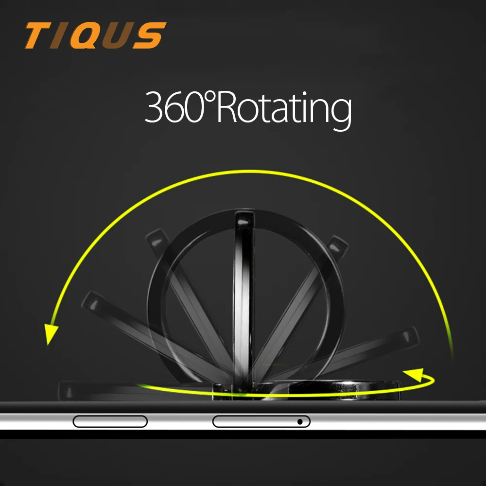 TIQUS Phone Finger Ring Holder 360 Degree Stand For Samsung Xiaomi iPhone X XR 7 6 8 Plus Smartphone Universal Cellphone Holder TIQUS Phone Finger Ring Holder 360 Degree Stand For Samsung Xiaomi iPhone X XR 7 6 8 Plus Smartphone Universal Cellphone Holder