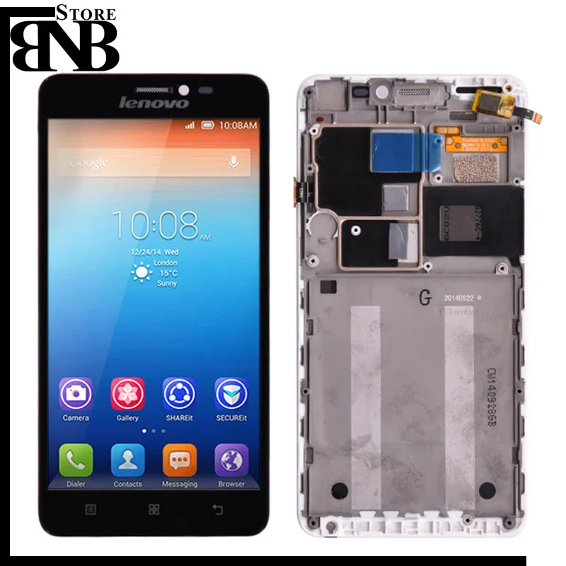 Orginal For Lenovo S850 LCD Display and Touch Screen Digitizer Assembly with frame Black White color | Мобильные телефоны и