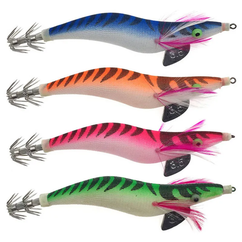 

3D Simulation Shrimp Fish Bait Fishing Lures Simulation Squid Hook Lure Shrimp Sea Lures Bait Fishing Jigs 13.5cm
