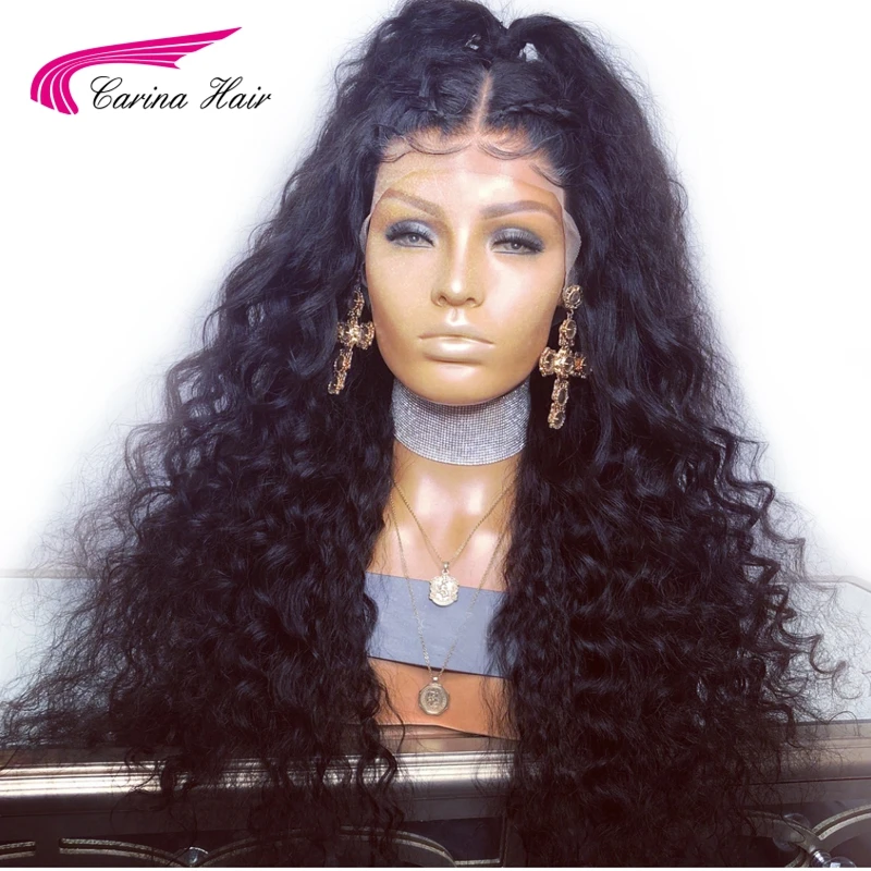 Carina 13*3 Lace Front Human Hair Wig with Baby Hair Jerry Curly