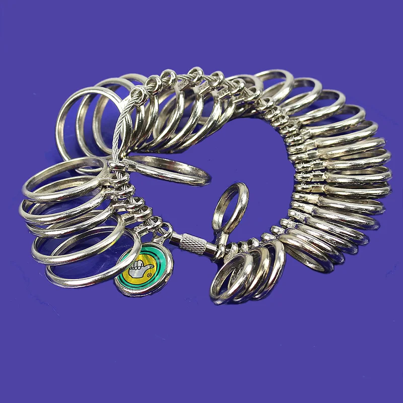 2018 New 1Piece Silver Color Standard Jewelry Tool Ring