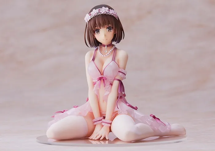 

16CM Katou Megumi figures Anime Action original Figure PVC model Collection figures for children toys gift 0.5