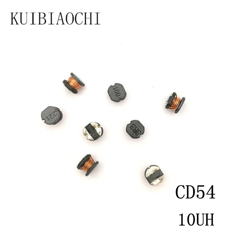 50pcs/LOT SMD Power Inductor CD54 10UH 100 5.8*5.2*4.5MM Unshielded winding inductor | Обустройство дома