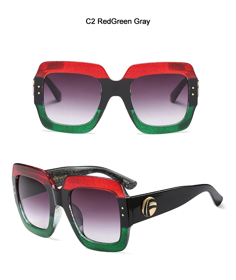 Emosnia, квадратные роскошные солнцезащитные очки, UV400, женские, трендовые, модные, черные, серые, градиентные,, новые, уличные очки