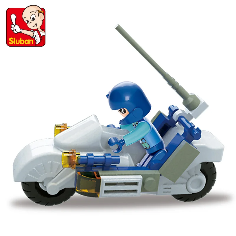 Sluban Model Building Compatible lego Lego B0329 32pcs Model Building Kits Classic Toys Hobbies Special Forces Moto Sluban Model Building Compatible lego Lego B0329 32pcs Model Building Kits Classic Toys Hobbies Special Forces Moto