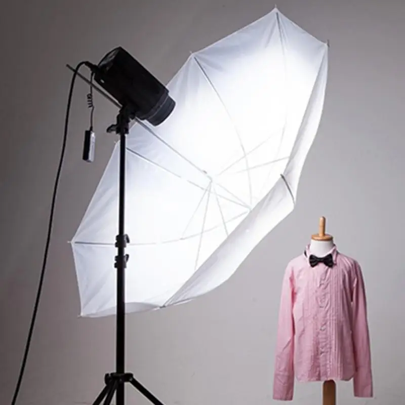 

New Soft Umbrella 33in 83cm Photo Studio Flash Translucent White Soft Umbrella Photo Studio Camera Accessories &