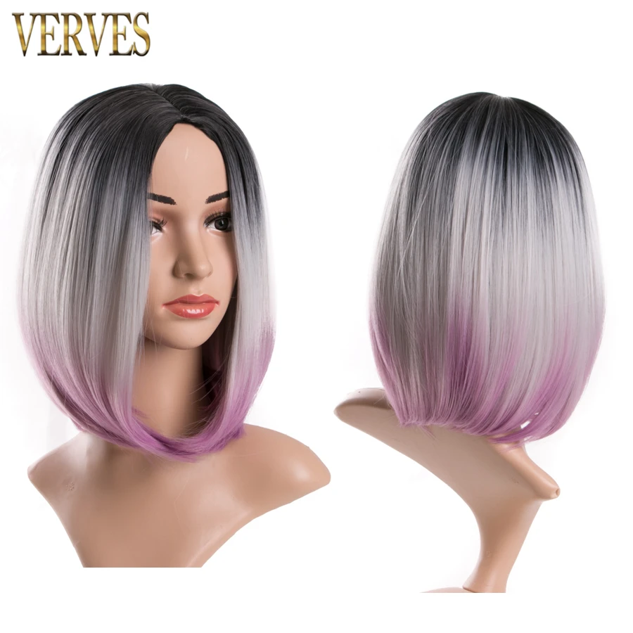 pink wigs synthetic hair
