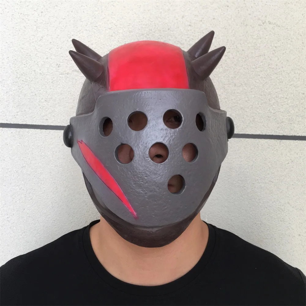

Game Adult Rust Lord Skin Latex Mask Helmet Halloween Cosplay Costumes Masks Props