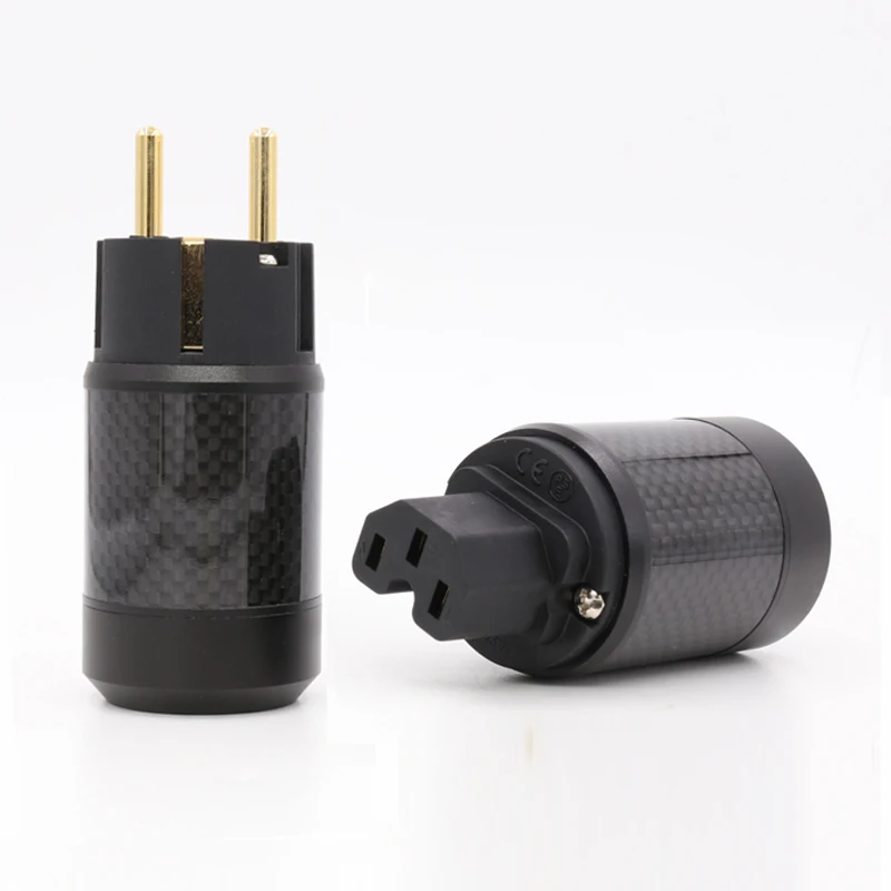 Audiocrast Hi-End Gold Plated EU Power Plug Schuko