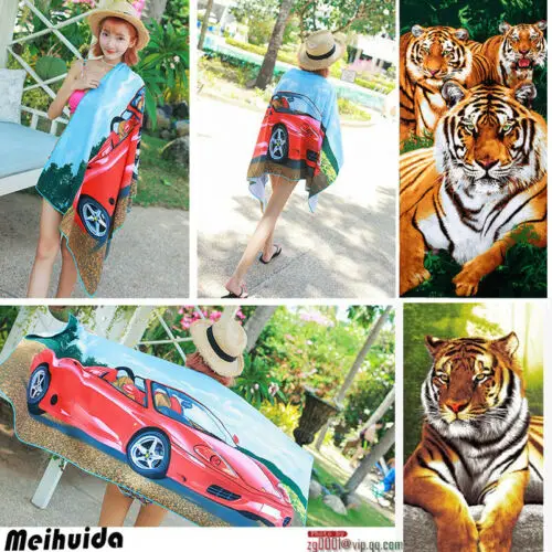

fashion Beach Bath Towel NEW Large Microfibre Beach Bath Towel Sports Travel Camping Gym Lightweight