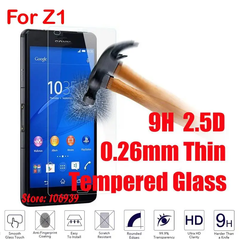 Best New Cheap 9H Hardness Hard 2.5D 0.26mm Phone Screen Tempered