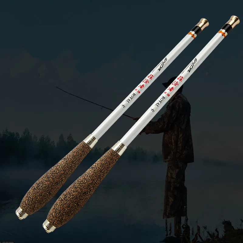 Ultra-short stream rod hand pole fishing rod super light hard carbon 19 tune adjustable portable fishing pole short section pole