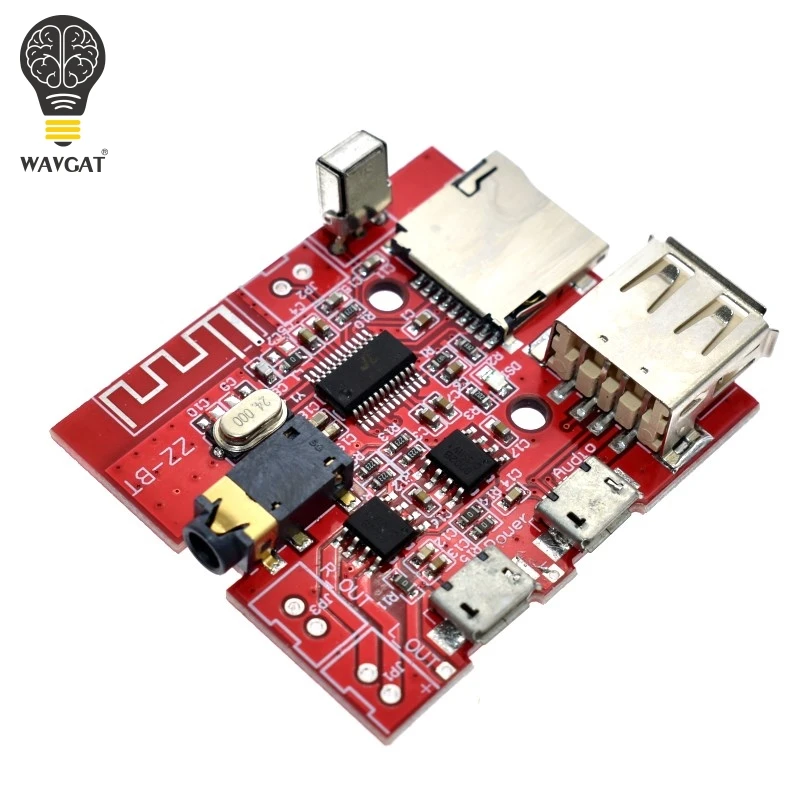 Автомобильная плата декодирования 3 Вт Bluetooth 4 1 MP3 WAV усилитель динамика модуль