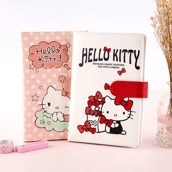 

HelloKitty Cute Notebook Soft Cover Bullet Journal Bujo Organizer Agenda diary Daily weekly planner Stationery A5 Kawaii