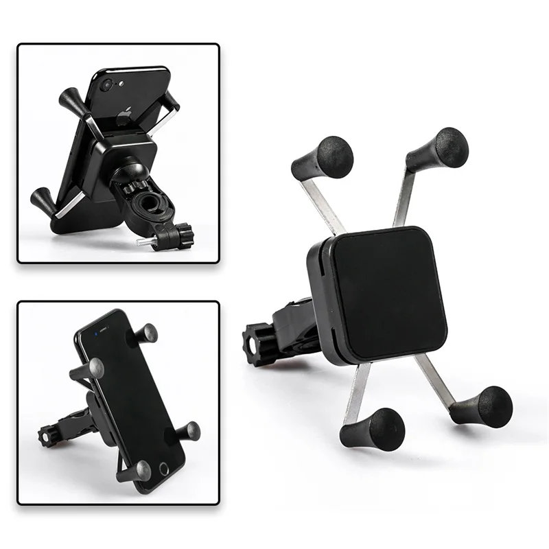 

1pc Motorbike Mount Universal Bracket Rear View Mirror Stand for Cellphones Motorcycle Phone Holder