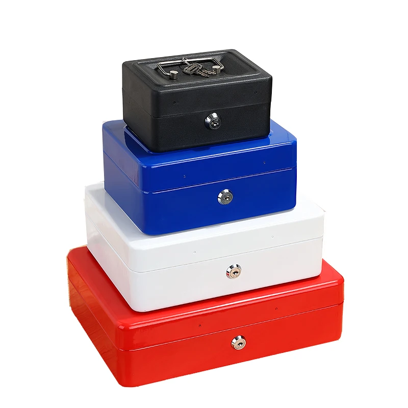 Safe Nordic Large Iron Password Cosmetic Storage Box With Lock Portable Jewelry Makeup Articles Organizer Sundries Container