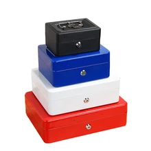 Safe Nordic Large Iron Password Cosmetic Storage Box With Lock Portable Jewelry Makeup Articles Organizer Sundries Container