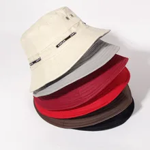 Панама в стиле унисекс хлопок твердая шляпа для рыбалки Буш Панама Gorra для женщин пляж Chapeu Pescador веревка солнцезащитный крем