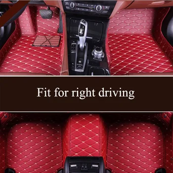 

car floor mats for Jaguar XF XE XJL XJ6 XJ6L F-PACE F-TYPE brand firm soft car accessories car styling Custom floor mats 9color