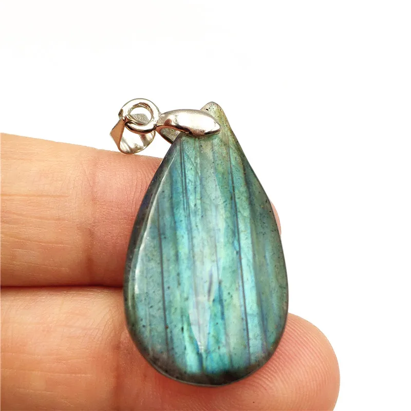 Natural Labradorite Necklace Pendant (2)