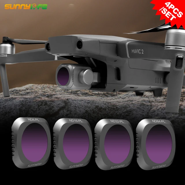 $41.98  Sunnylife 4pcs/set ND8-PL ND16-PL ND32-PL ND64-PL Lens Filter for DJI MAVIC 2 PRO Drone