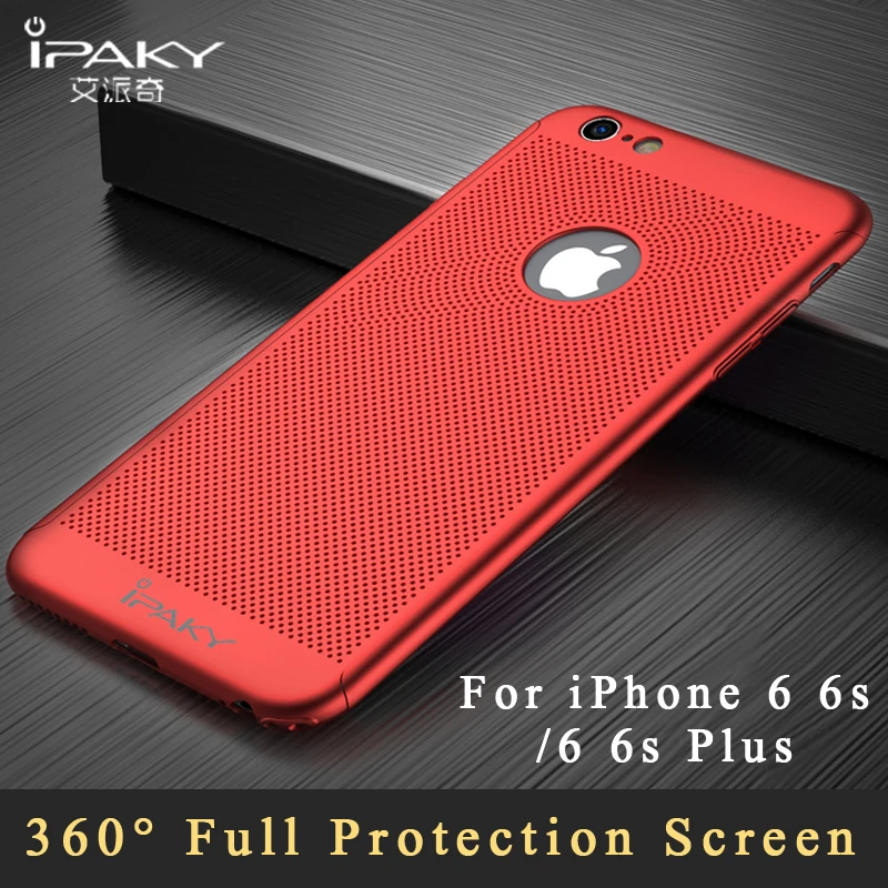 For Apple iphone 6 6S Plus case iPaky 360 Full Coque For iPhone 7 7 plus Silm PC Cover For iPhone 6 S 7 case For iphone6 case