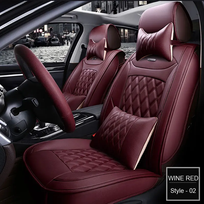 LUNDA PU Leather Seat Covers set For BMW e30 e34 x3 x5 x6 toyota