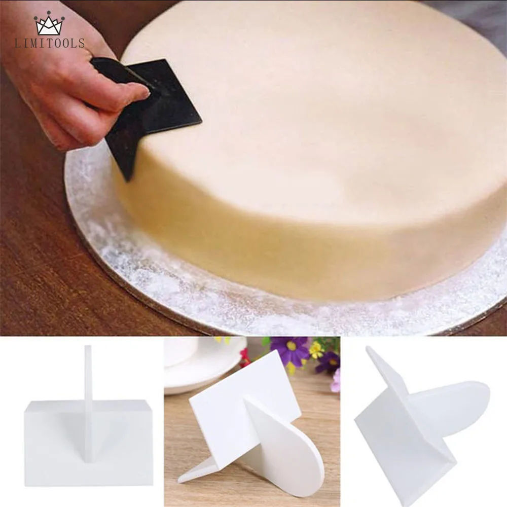 

LIMITOOLS Quality Cake Smoother Polisher Smooth Tools DIY Fondant Cake Tools Mould Surface Polishing Pastry Molds Cupcake Lcing